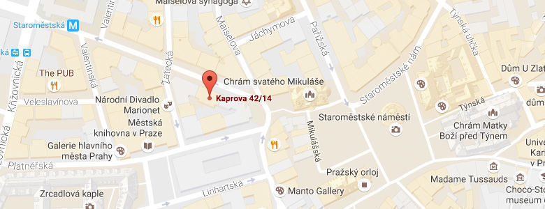 Kaprova 42/14, 110 00 Praha 1